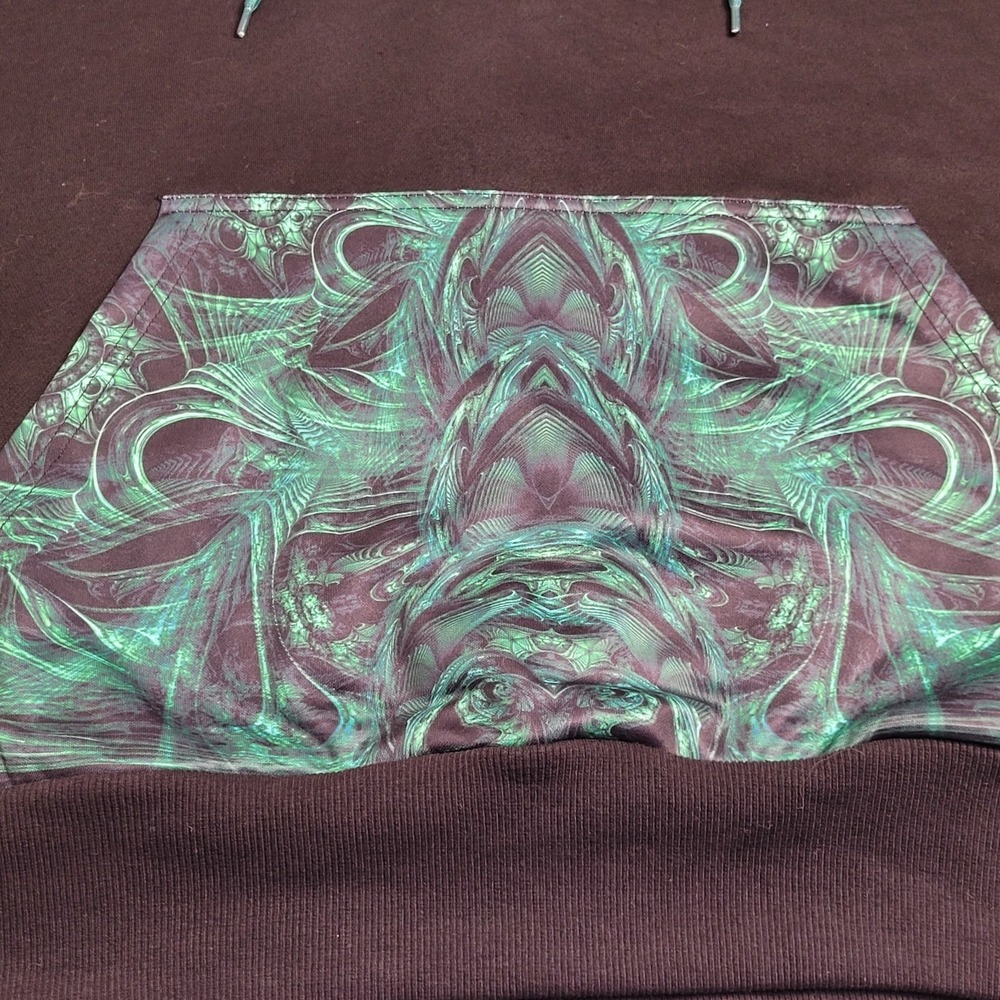 ✨Johnathan Singer x Many Visions Emerald Suwampee Dripper Hoodie XL Tipper Art - Picture 3 of 16